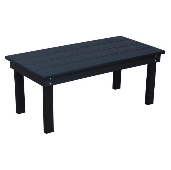A & L Furniture Poly Hampton Coffee Table - Modern Living Room Centerpiece for Home Decor & Entertainment