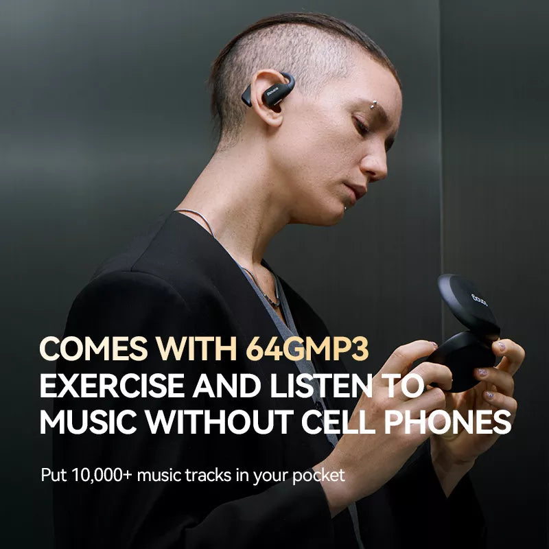 Sanag Z90S Pro Wireless Bluetooth Headphones with Ear Hook - Open Ear Air Conduction Technology for Running, Cycling & Outdoor Sports