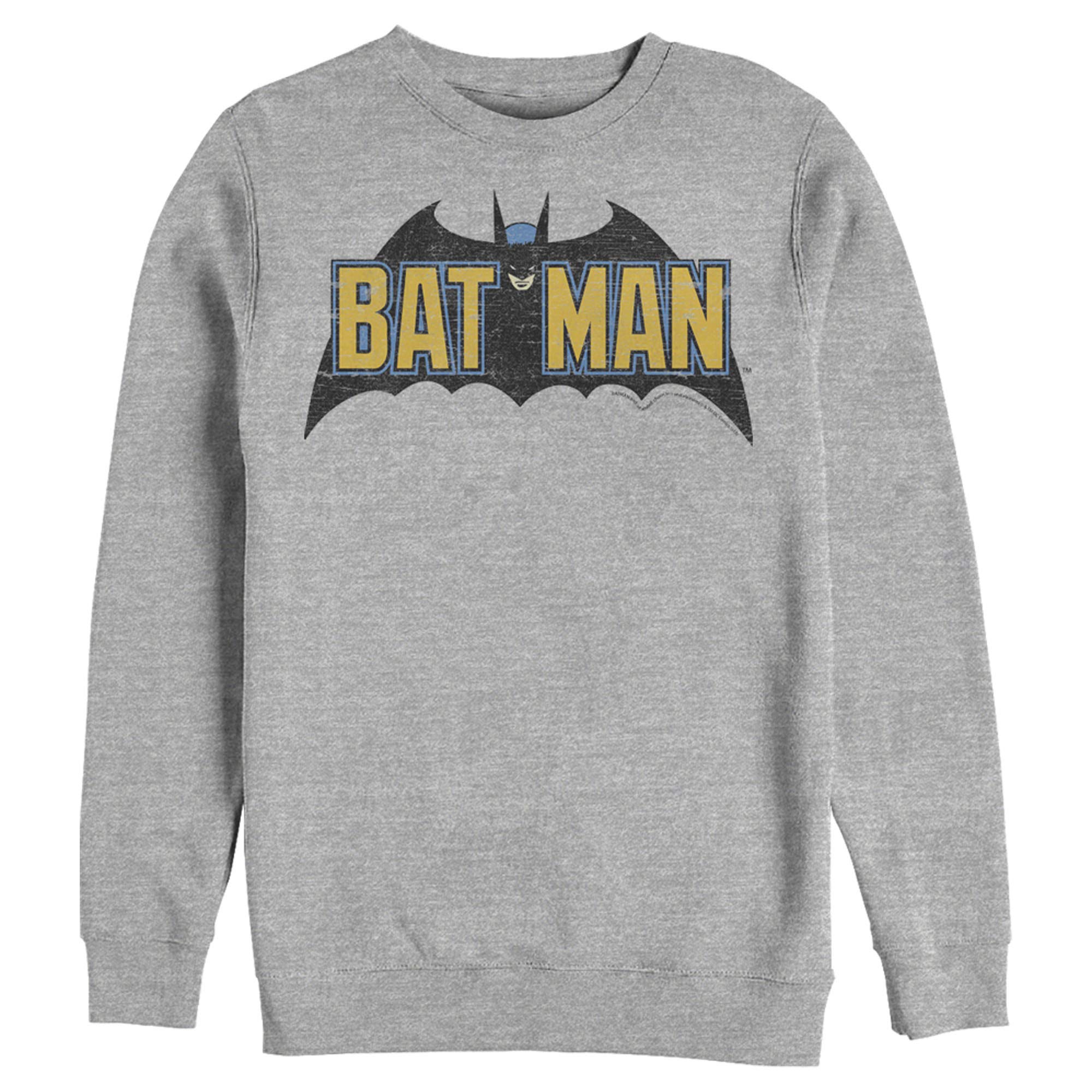 Batman Logo Sweatshirt for Men - Caped Crusader Hoodie for Casual Wear