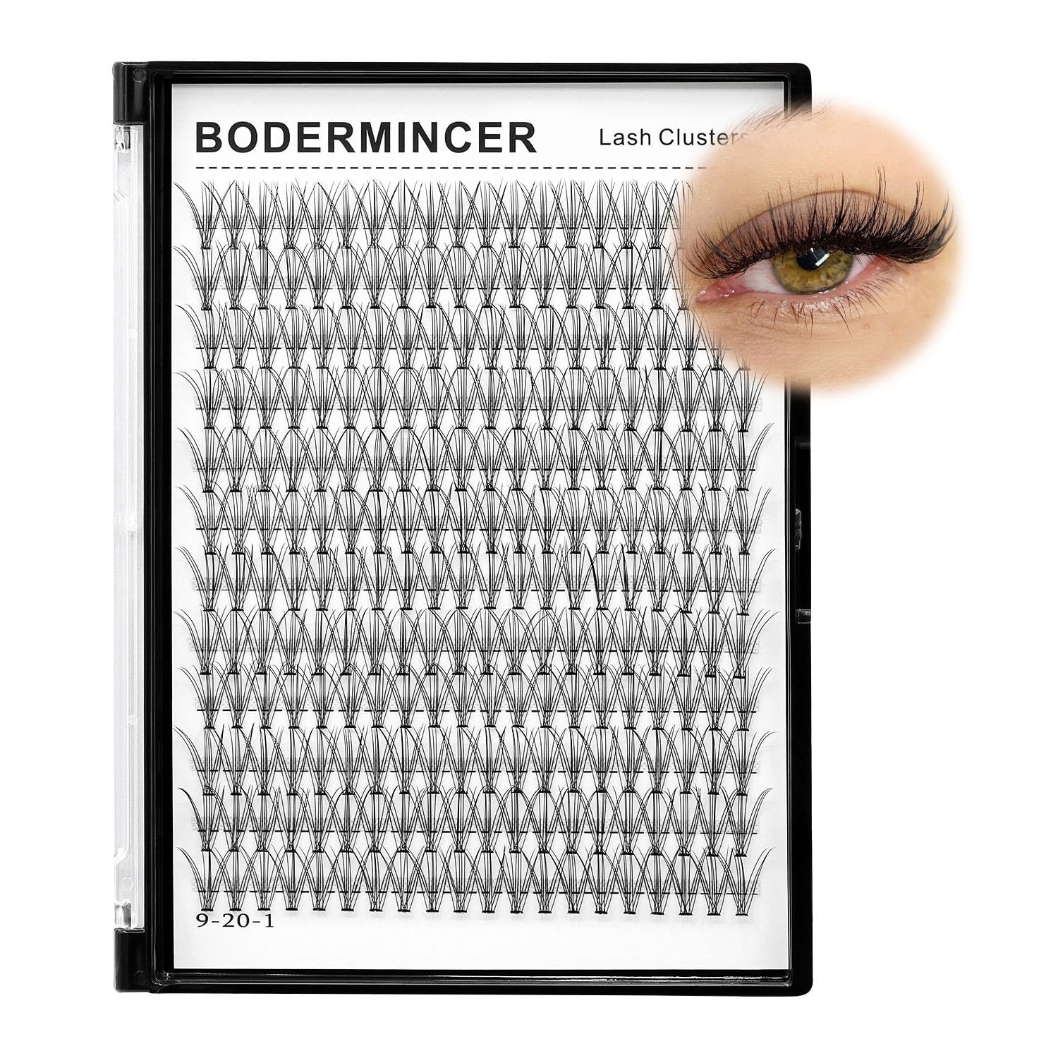 Premium DIY Eyelash Extension Kit - 240pcs Black/Colored Faux Mink Lash Clusters (D Curl, 8-22mm, 10D-9mm) for Natural & Dramatic Looks | 20D/40D Mixed Tray for Salon-Quality Extensions at Home | Perfect for Weddings, Parties & Daily Wear