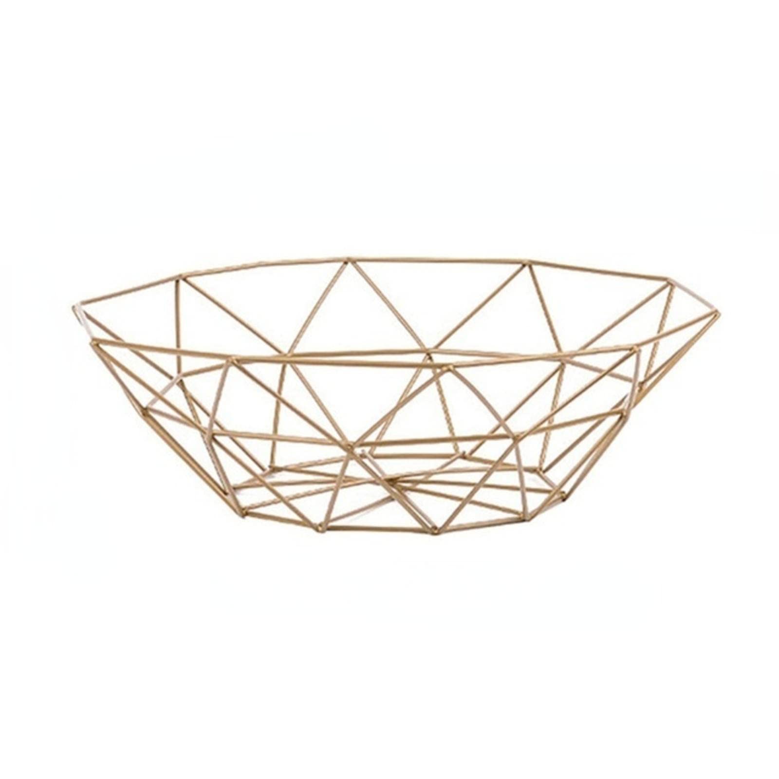 Stainless Steel Fruit Basket with Drain Holes - Creative Home Storage Bowl for Fruits, Snacks, Bread - Perfect for Kitchen Counter, Dining Table & Party Display Tray
