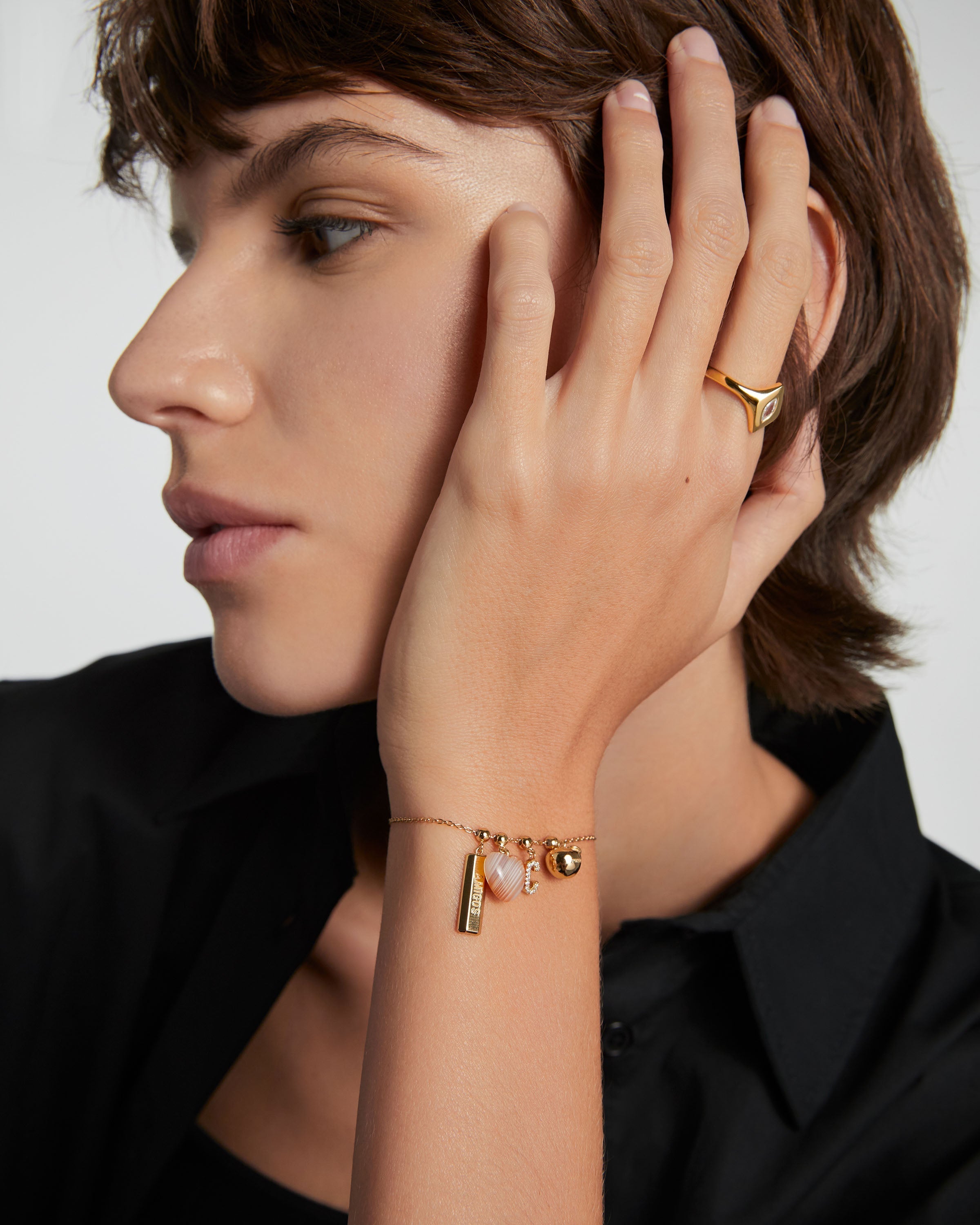 Letter C Charm - Elegant Initial Pendant for Necklaces & Bracelets - Perfect for Personalized Jewelry Gifts & Everyday Wear
