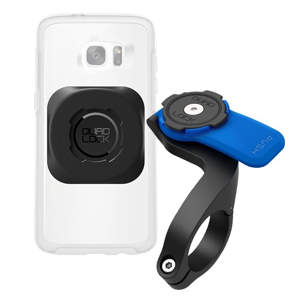 Quad Lock Out Front Bike Phone Mount Kit - Universal MAG Adapter for iPhone, Samsung & Smartphones - Secure Cycling & Motorcycle Handlebar Holder for Outdoor Sports & Commuting