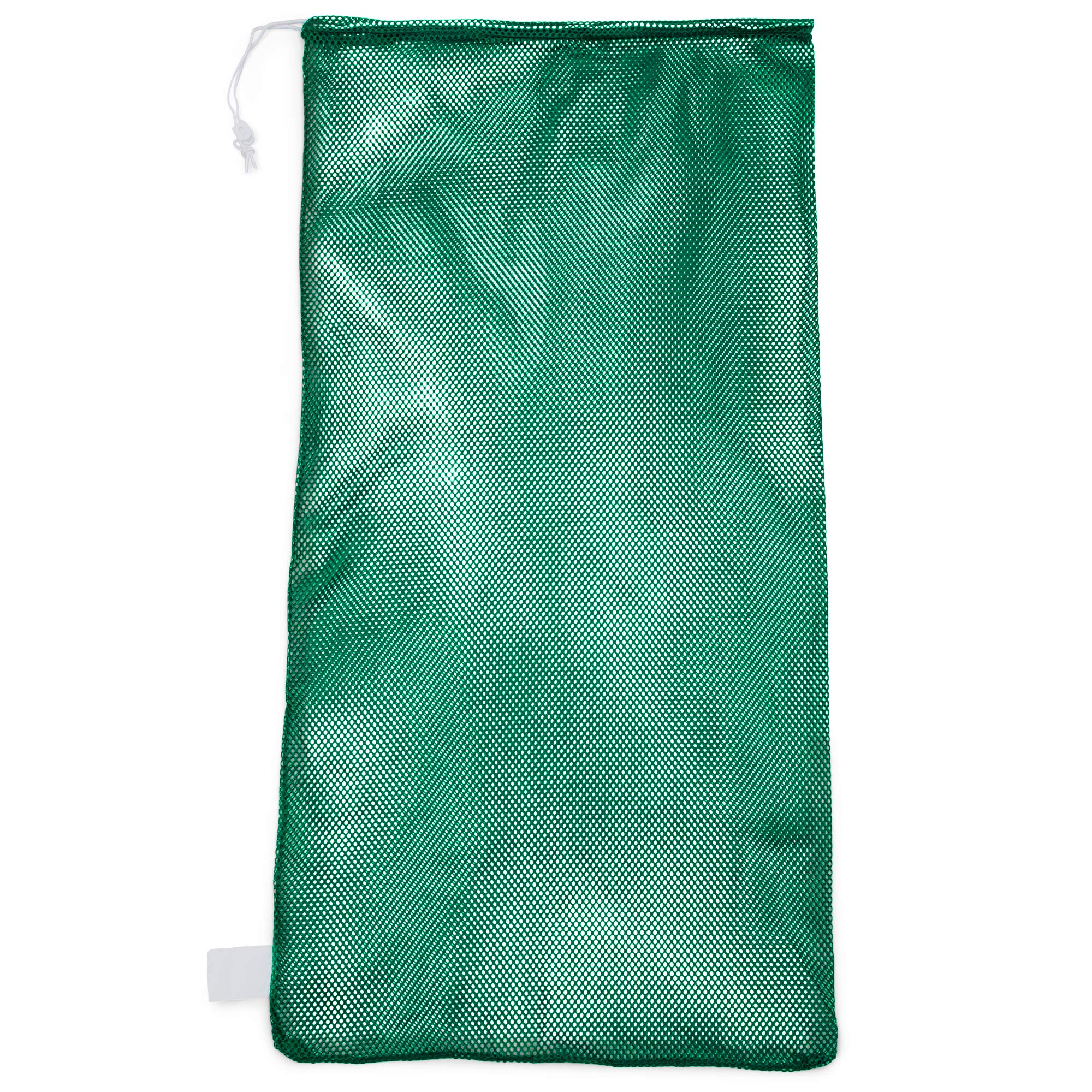 Champion Sports Mesh Equipment Bag - Durable Nylon Drawstring Bag with Lock & ID Tag for Basketball, Soccer, Swimming Gear, Laundry & Toys | Breathable Storage Sack for Gym, Travel & Outdoor Activities