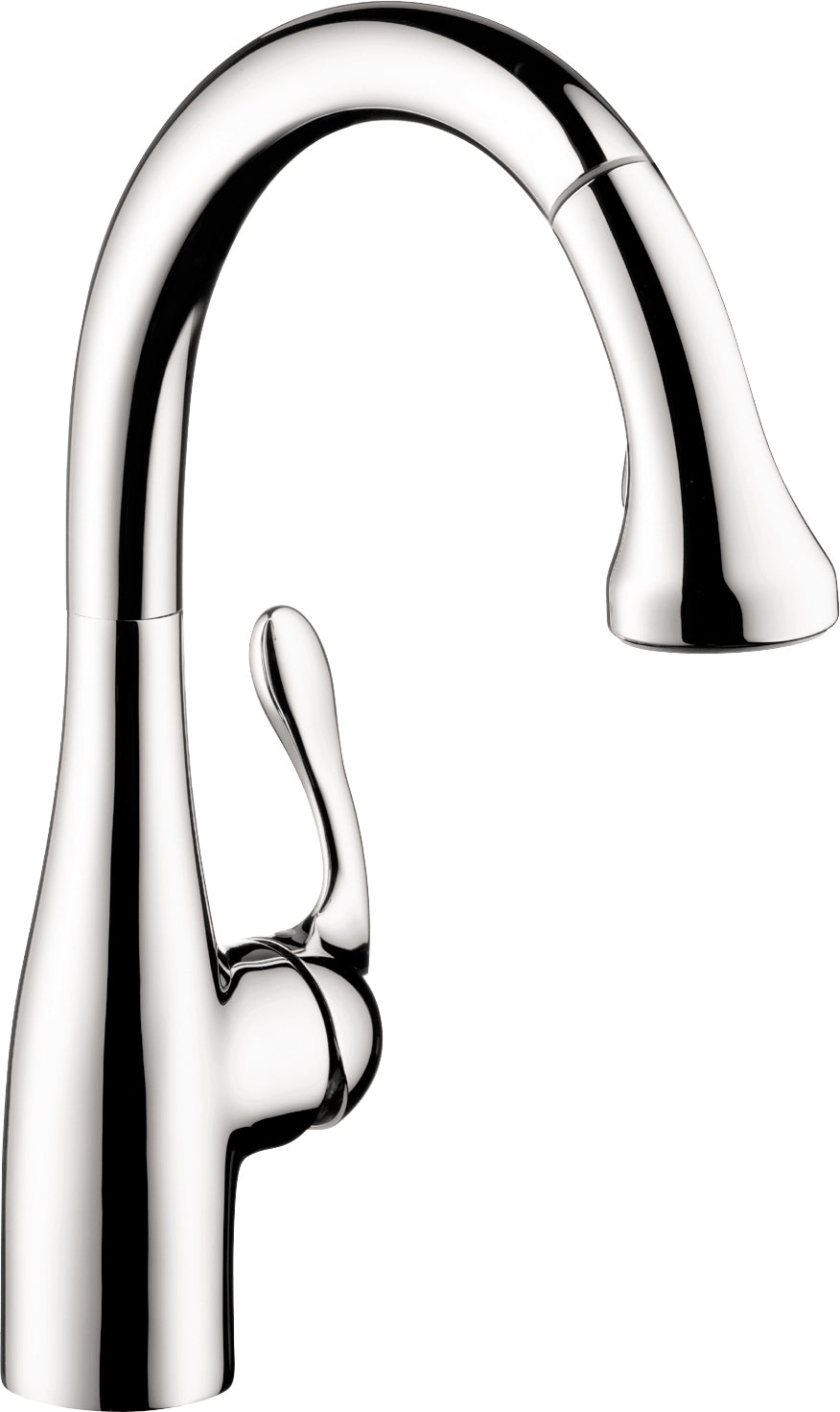 Hansgrohe Allegro E Kitchen Faucet with Pull-Down Spray in Chrome (Model 04066000) - Perfect for Modern Kitchens and Easy Dishwashing