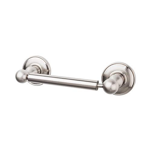 Top Knobs ED3BSND Modern Toilet Paper Holder - Brushed Nickel Finish for Bathroom & Powder Room Decor