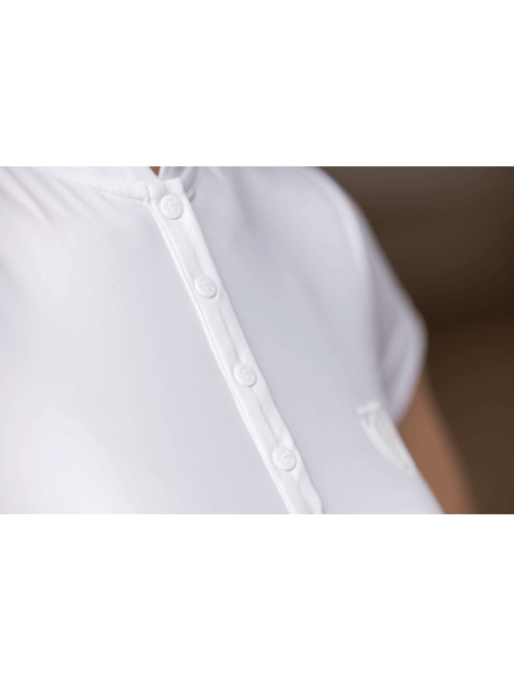 Competition Shirt for Men - Premium White Performance Jersey - Ideal for Soccer, Rugby & Sports Events