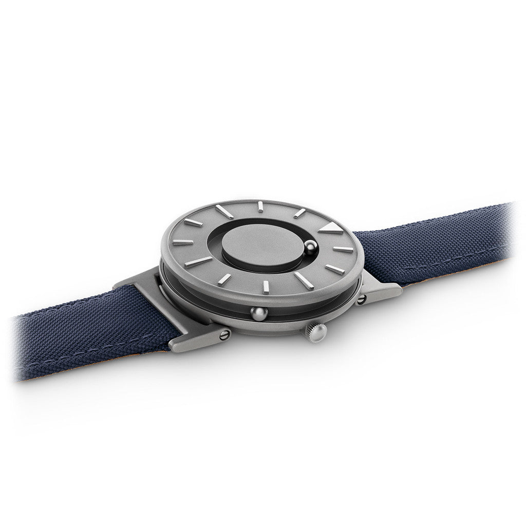 Eone The Bradley Canvas Watch - Minimalist Analog Watch for Men & Women - Stylish Waterproof Wristwatch for Business, Casual & Outdoor Activities