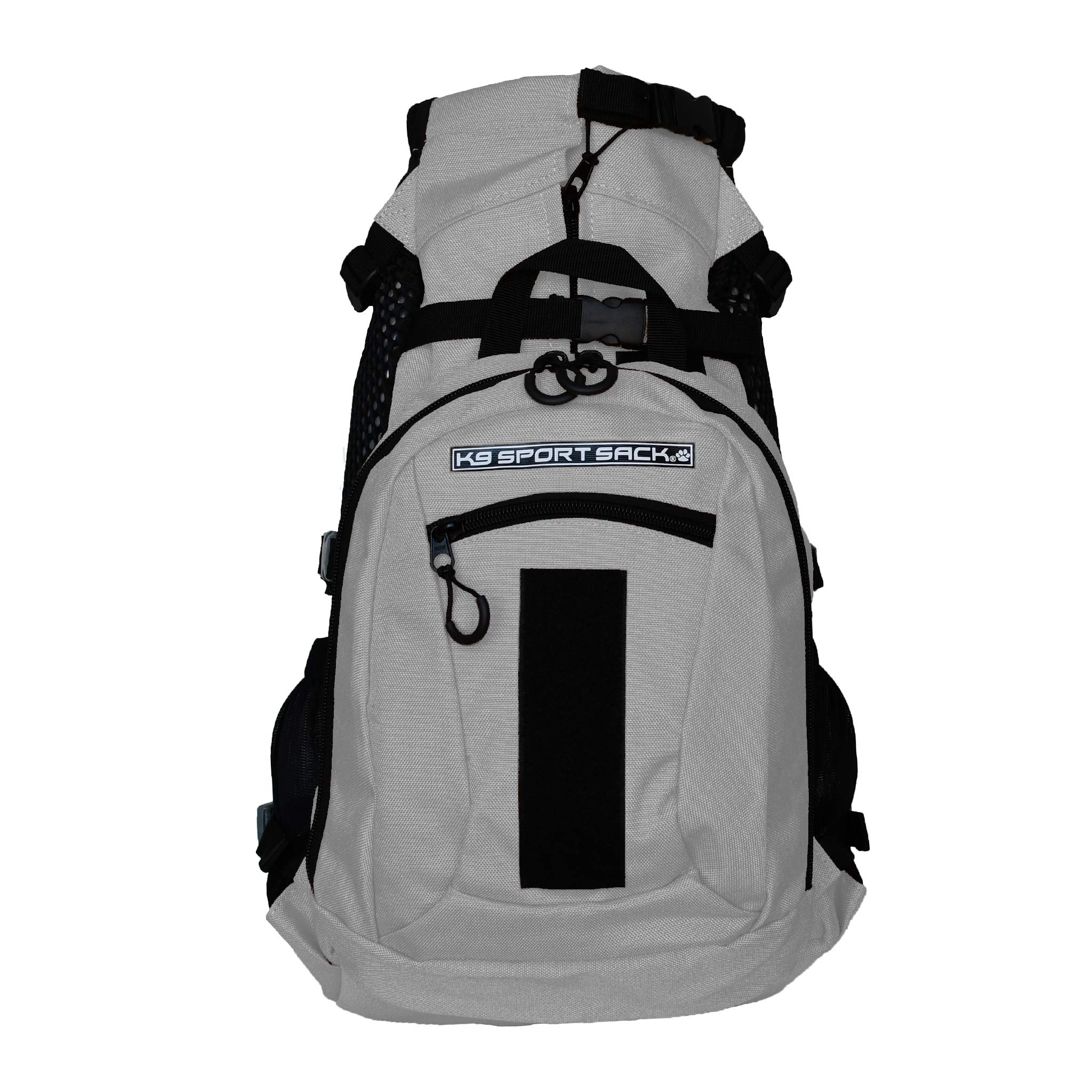 K9 Sport Sack Adjustable Dog Carrier Backpack for Small Dogs - Light Grey | Hands-Free Pet Carrier for Hiking, Biking & Travel | Comfortable & Secure Dog Backpack for Outdoor Adventures