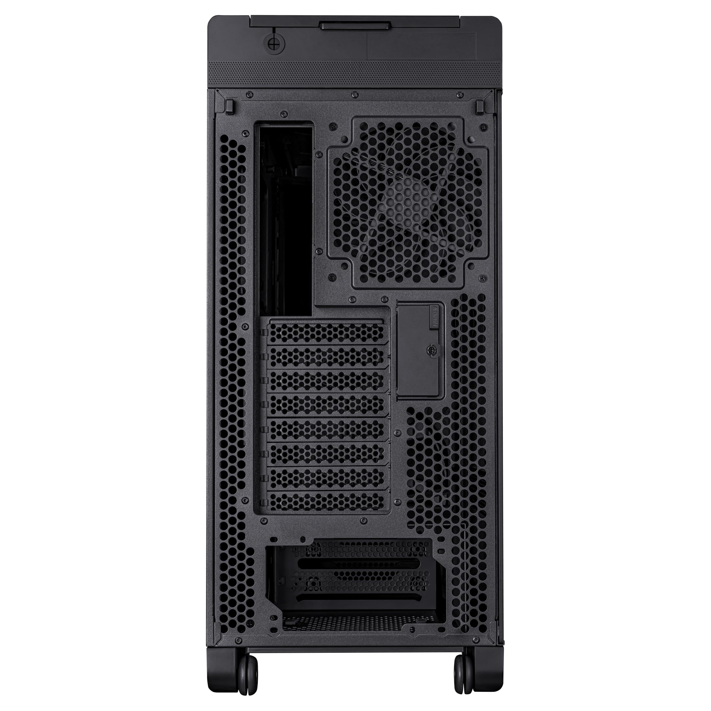 ASUS ProArt PA602 E-ATX PC Case - Supports 420mm Radiator, Includes 1x140mm & 2x200mm Fans, Front IR Dust Indicator, Tool-Free PCIe Mounting - Ideal for High-End Gaming & Professional Workstations