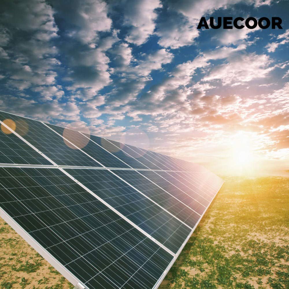 100W 12V Polycrystalline Solar Panel Kit with 10A PWM LCD Charge Controller - Perfect for RV, Marine, Boat & Off-Grid 12V Battery Charging Systems | Portable Solar Power Solution for Camping, Emergency Backup & Outdoor Adventures