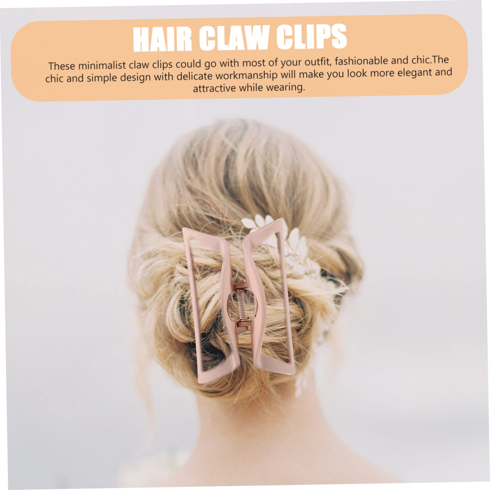 Mikinona 8pcs Women's Hair Clips - Hollow Claw Hair Clips for Styling, Daily Use, Work, Face Wash & Date - Non-Slip Hair Accessories for Women & Girls (Great for School, Office, Gym & Travel)