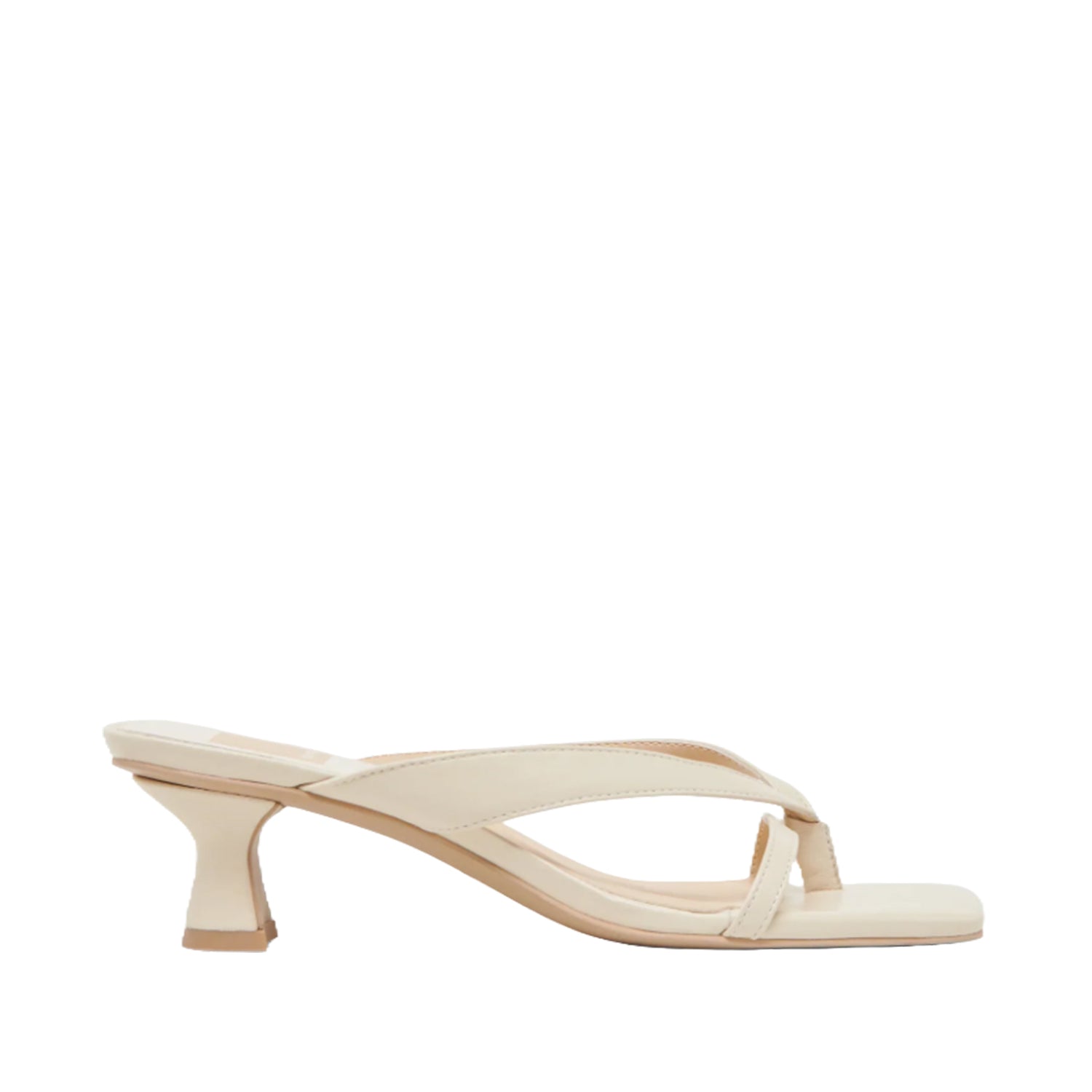 Dolce Vita Women's Brevel Off White Leather Sandals - Comfortable Summer Casual Shoes for Beach, Vacation & Everyday Wear