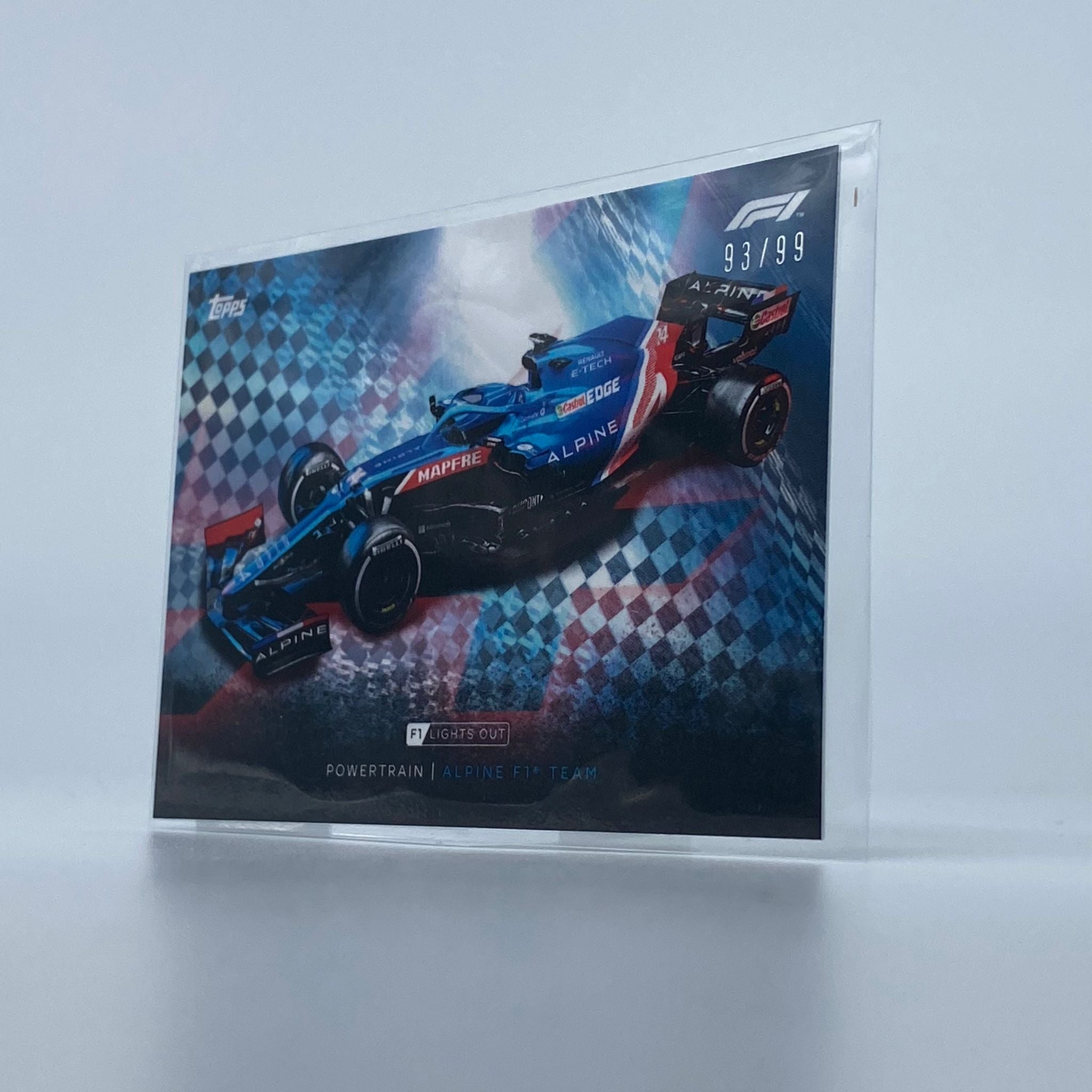 Alpine F1 Team Powertrain Blue Parallel - Limited Edition F1 Racing Merchandise & Collectibles for Fans and Enthusiasts | Perfect for Display, Gifts, and Racing Memorabilia Collections