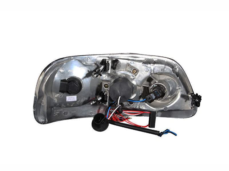 ANZO USA 111031 LED Halo Projector Headlight Set - Black | High Performance Headlights for Trucks & SUVs | Upgrade Your Night Driving & Off-Road Adventures