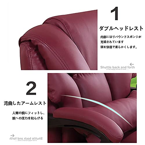 Ergonomic Massage Office Chair with 180° Recline & 360° Swivel - Adjustable Lift Computer Desk Chair for Work, Gaming, and Relaxation - Perfect for Home Office, Study, and Nap Breaks