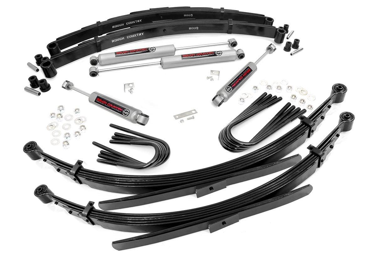 2 Inch Lift Kit for Chevy/GMC 3/4 Ton Suburban 4WD (1988-1991) | Heavy Duty 56 Inch Rear Replacement Springs | Part #265 88 9230 | Off-Road Upgrade for Enhanced Ground Clearance