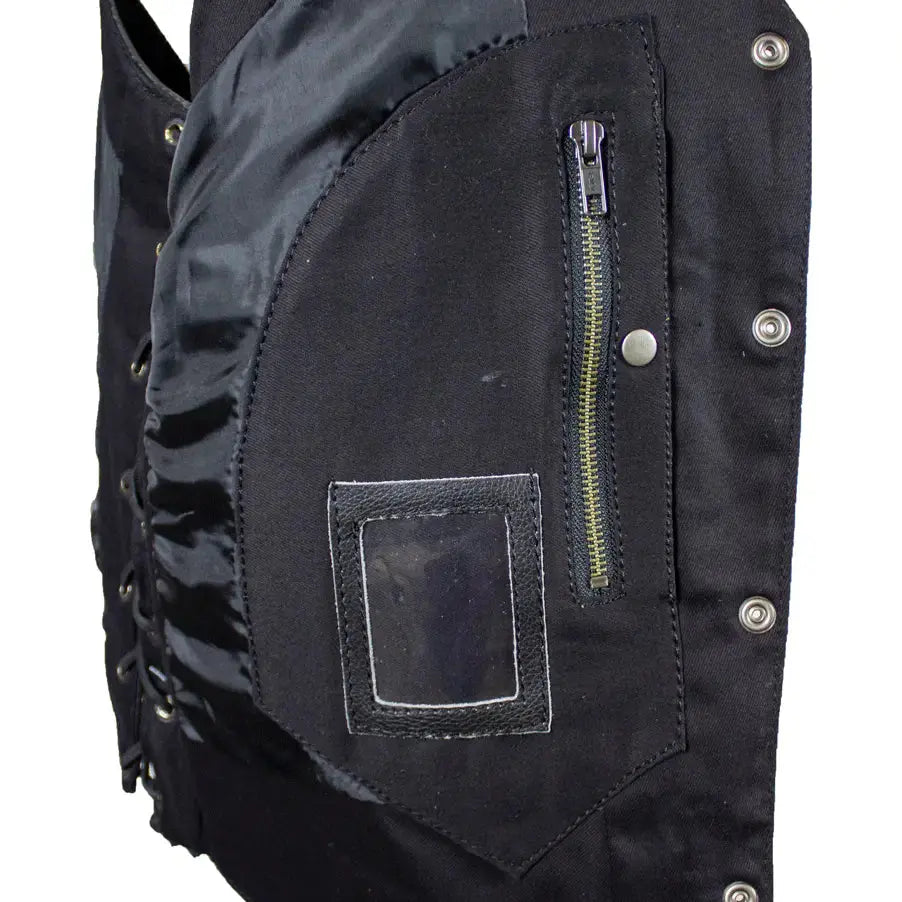 Open Road Women's Genuine Leather Vest - Stylish Biker Jacket for Motorcycle Riding & Casual Outfits