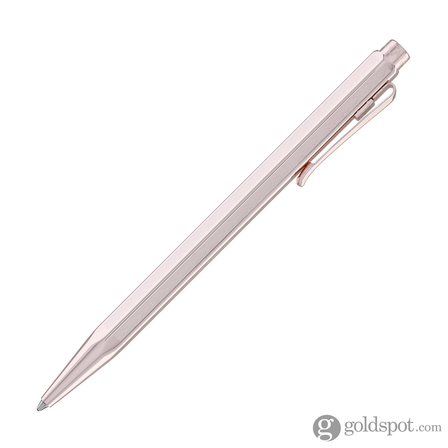 Caran d’Ache Ecridor Chevron Rose Gold Ballpoint Pen - Premium Writing Instrument for Business, Gifts & Luxury Collectors