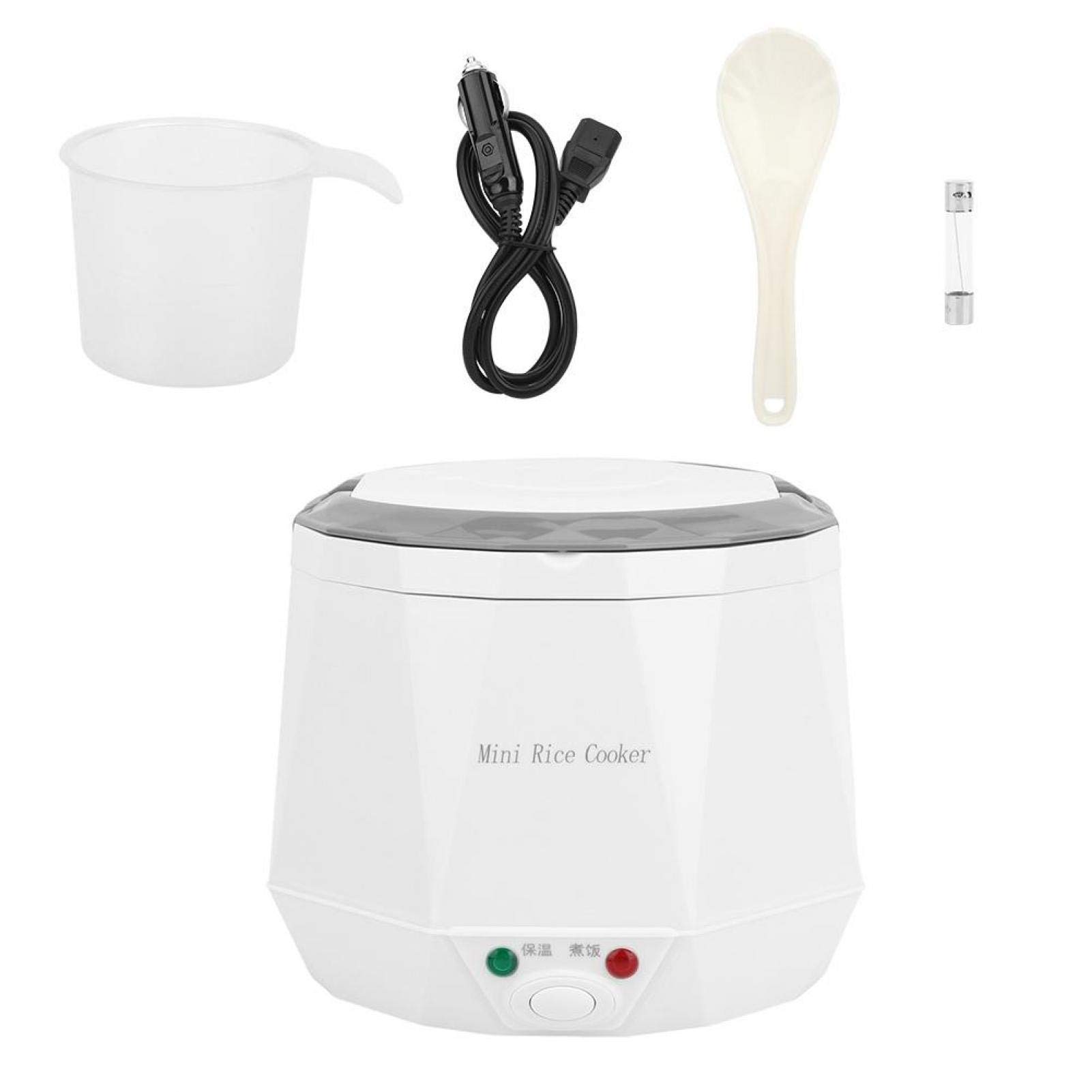1.6L Portable Rice Cooker for Car, Picnic & Camping - Compact Travel Rice Pot for Road Trips & Outdoor Adventures