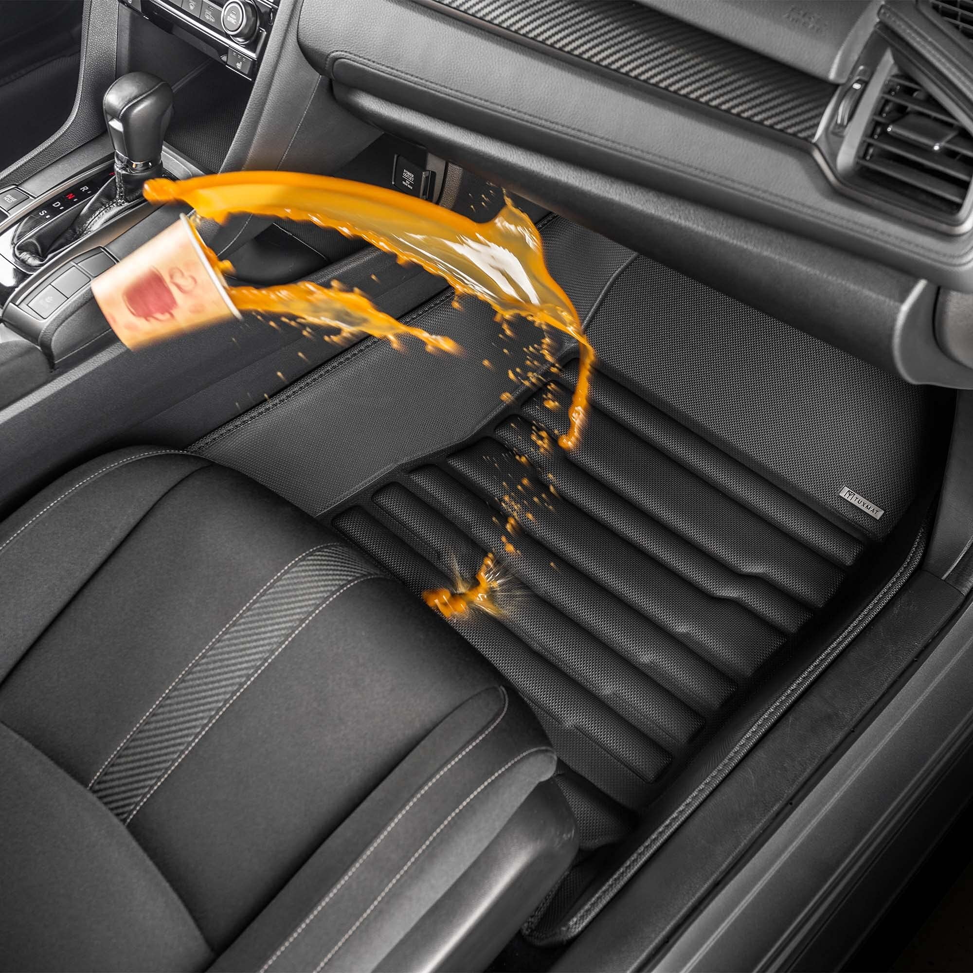 Premium Custom TuxMat Floor Mats for 2020-2025 Mercedes-Benz GLE 7-Seater - All Weather Protection with Maximum Coverage - Laser Measured Fit for 1st, 2nd & 3rd Row Seats - Perfect for Family Road Trips, Winter Driving & Luxury SUV Protection