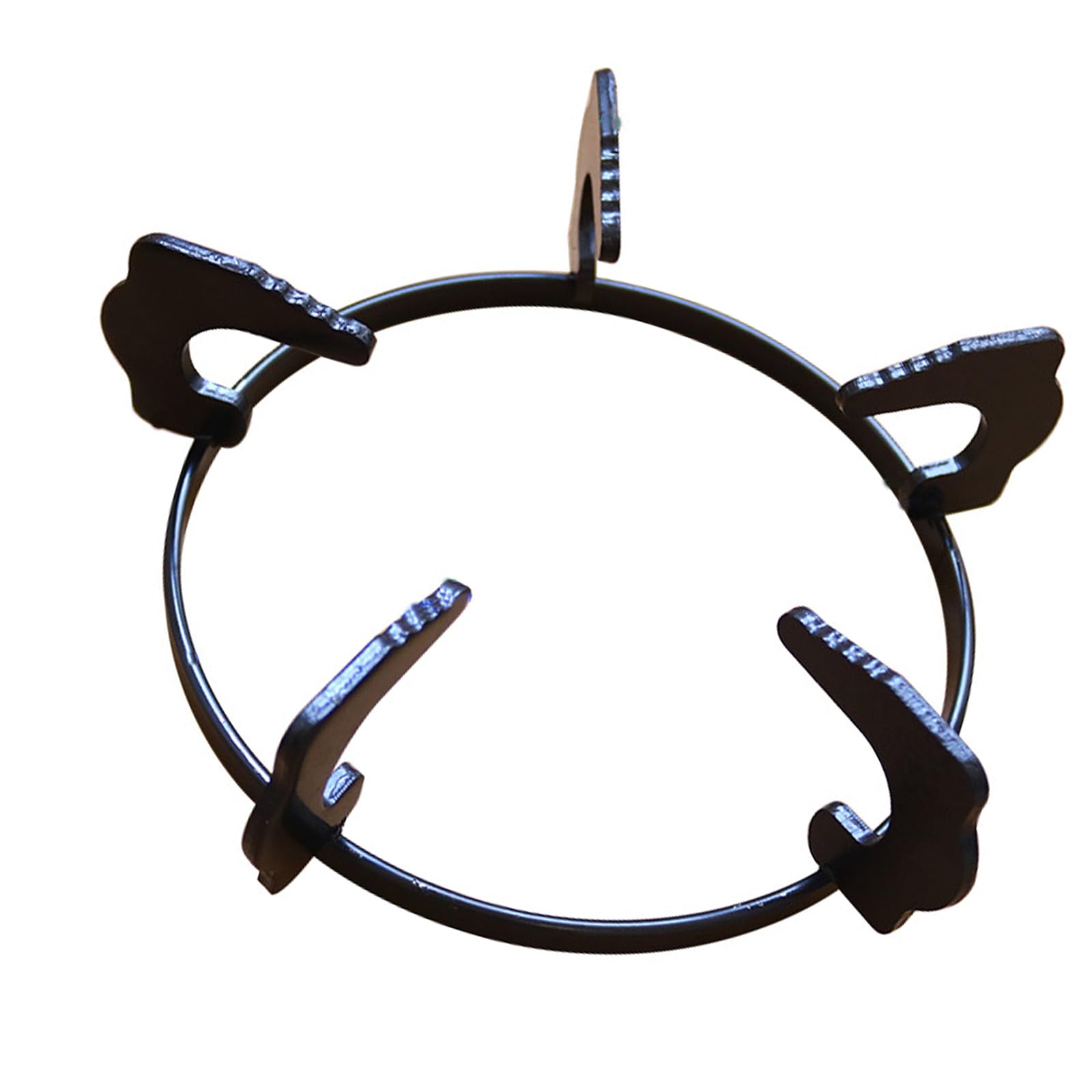 Non-Slip Iron Wok Support Rings - 20.2cm Sturdy Cooking Stand for Woks & Pots - Perfect for Stovetop, Gas Burner & Outdoor Cooking