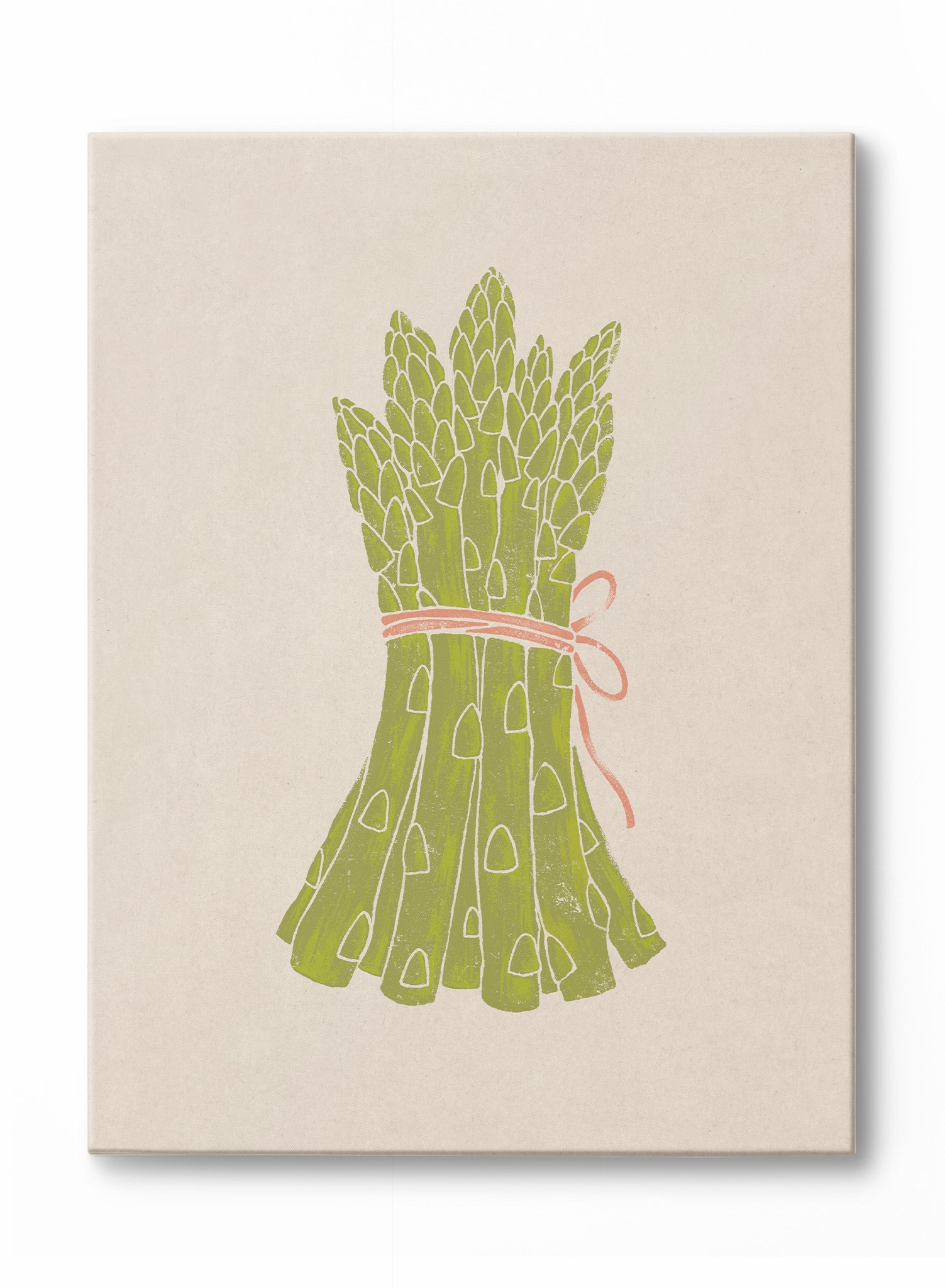 Stylish Asparagus Duotone Print Poster - Modern Kitchen & Dining Room Wall Art Decor - Perfect for Home, Office & Restaurant Decorations