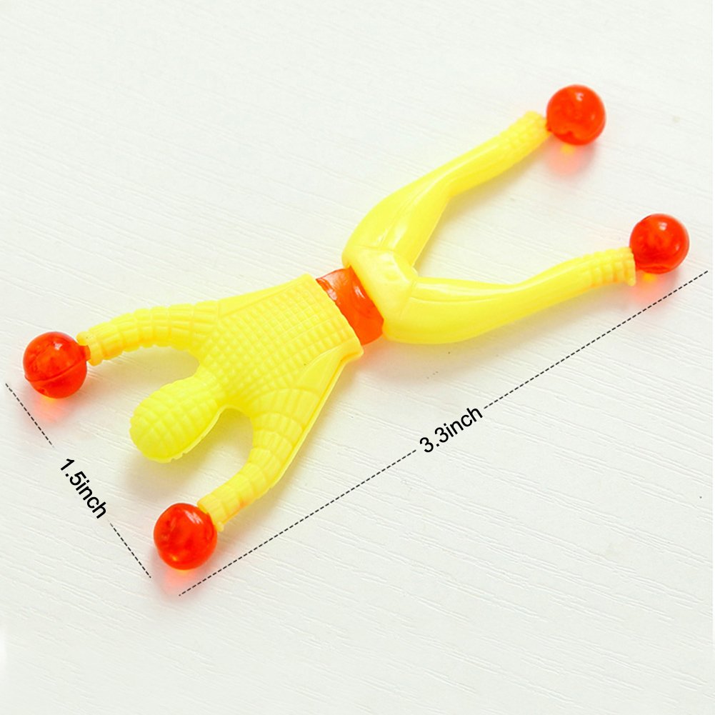 JOHOUSE 24PCS Sticky Wall Climbing Toys - Fun Sticky Man Crawlers for Kids Party Favors, Classroom Prizes, Easter Basket Stuffers & Egg Fillers - Perfect for Birthday Gifts, School Events and Holiday Celebrations