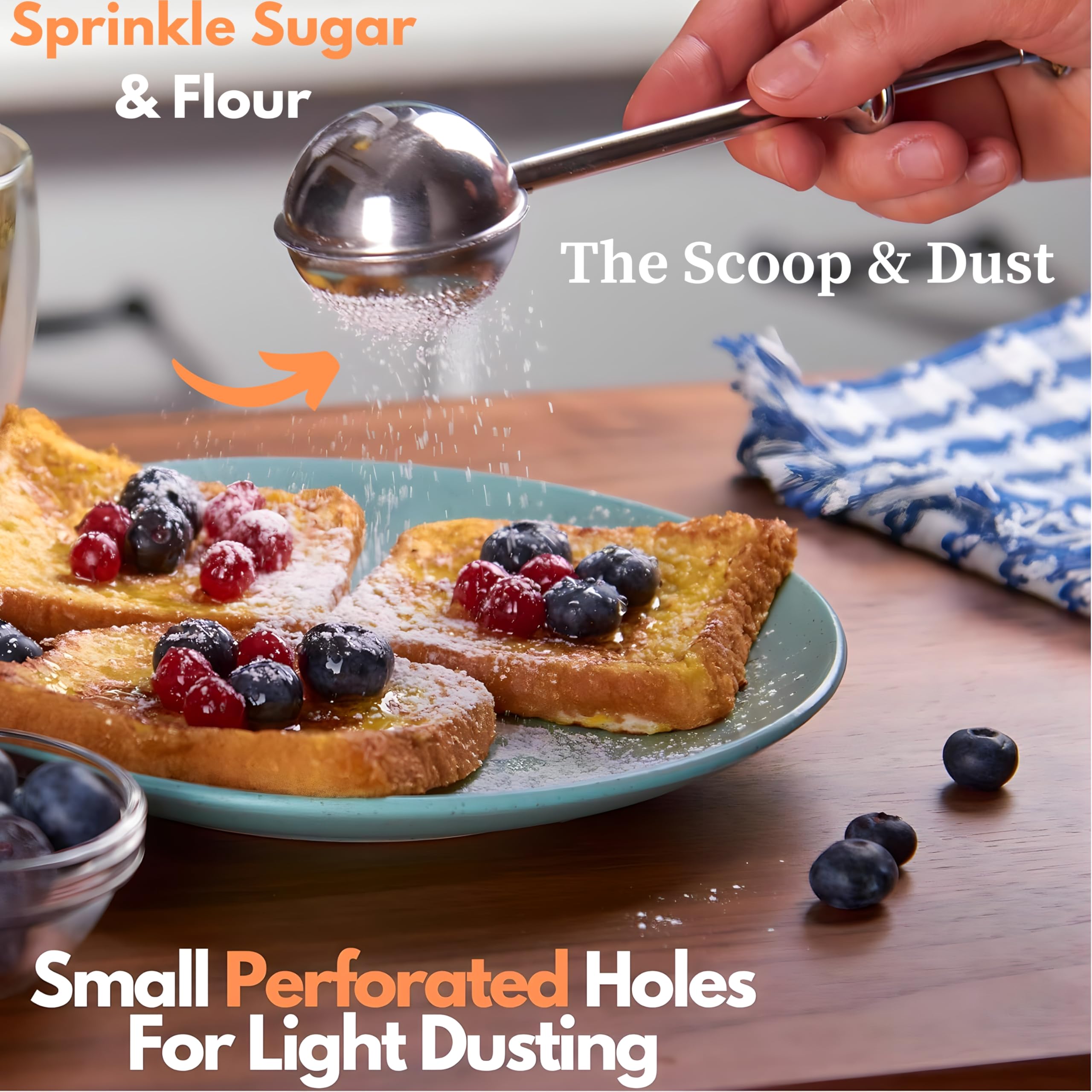 Premium Danish Dough Whisk & Flour Sifter Set - 2-Piece Artisan Bread Making Kit for Sourdough, Powdered Sugar Dusting & Baking | Perfect for Home Bakers & Professional Chefs