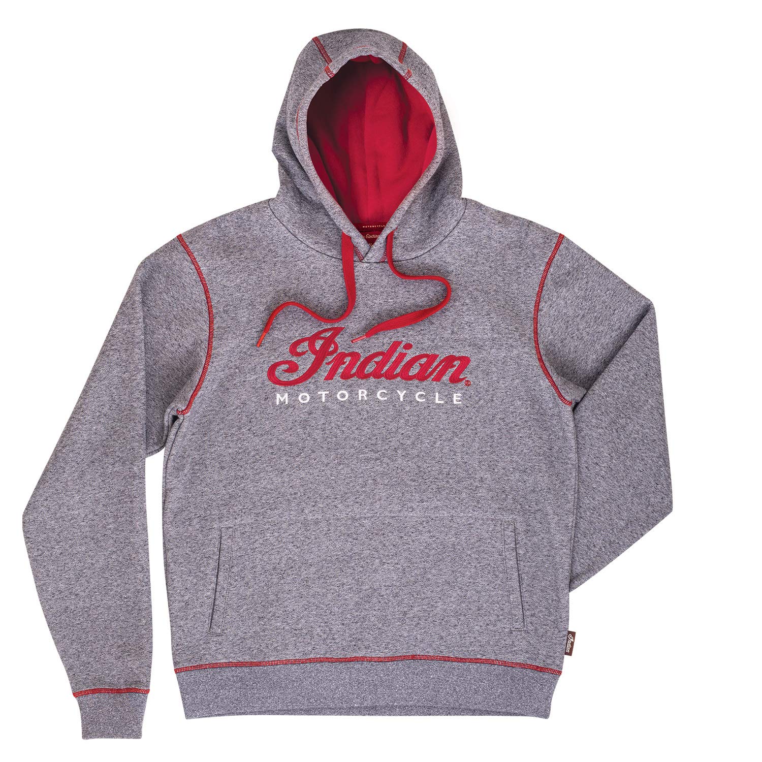 Indian Motorcycle Men's Logo Hoodie - Premium Cotton Pullover Sweatshirt for Bikers & Motorcycle Enthusiasts - Ideal for Riding, Casual Wear & Outdoor Adventures