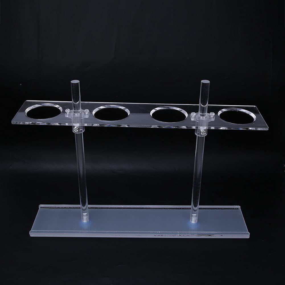 Adjustable Height Funnel Rack Stand with 4 Holes - Laboratory Funnel Holder for Separating & Displaying Funnels - Durable Lab Fixing Supplies & Accessories - Perfect for Chemistry Experiments, Scientific Research & Lab Organization