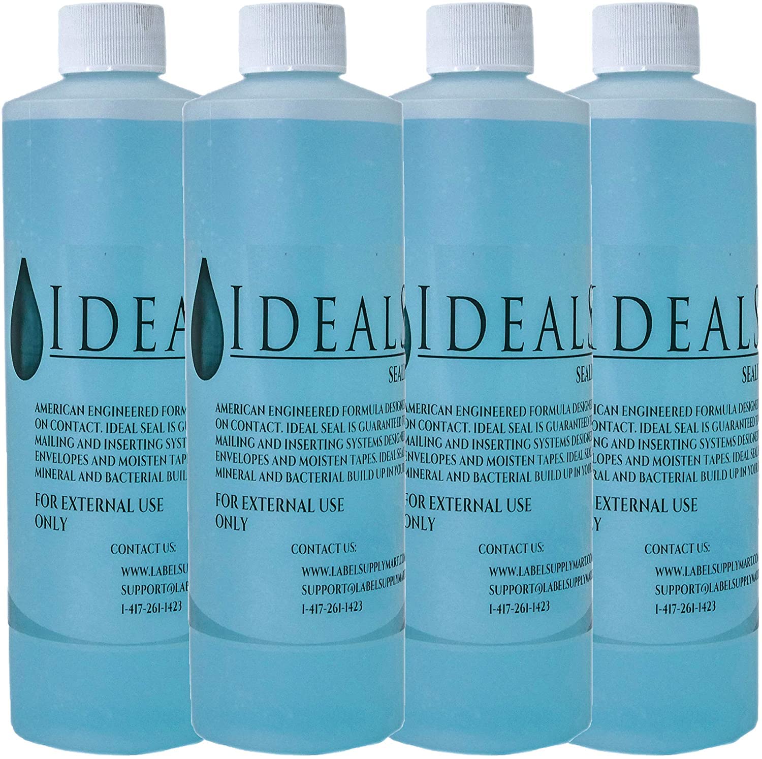 IDEALSEAL Compatible 787-1 Max Volume Ink Cartridge for PB Connect Series - Compare to PB 787-1 | Includes 3 Rolls 613-H Connect Tape & 16oz Sealing Solution | Perfect for Office, Warehouse & Shipping Label Printing