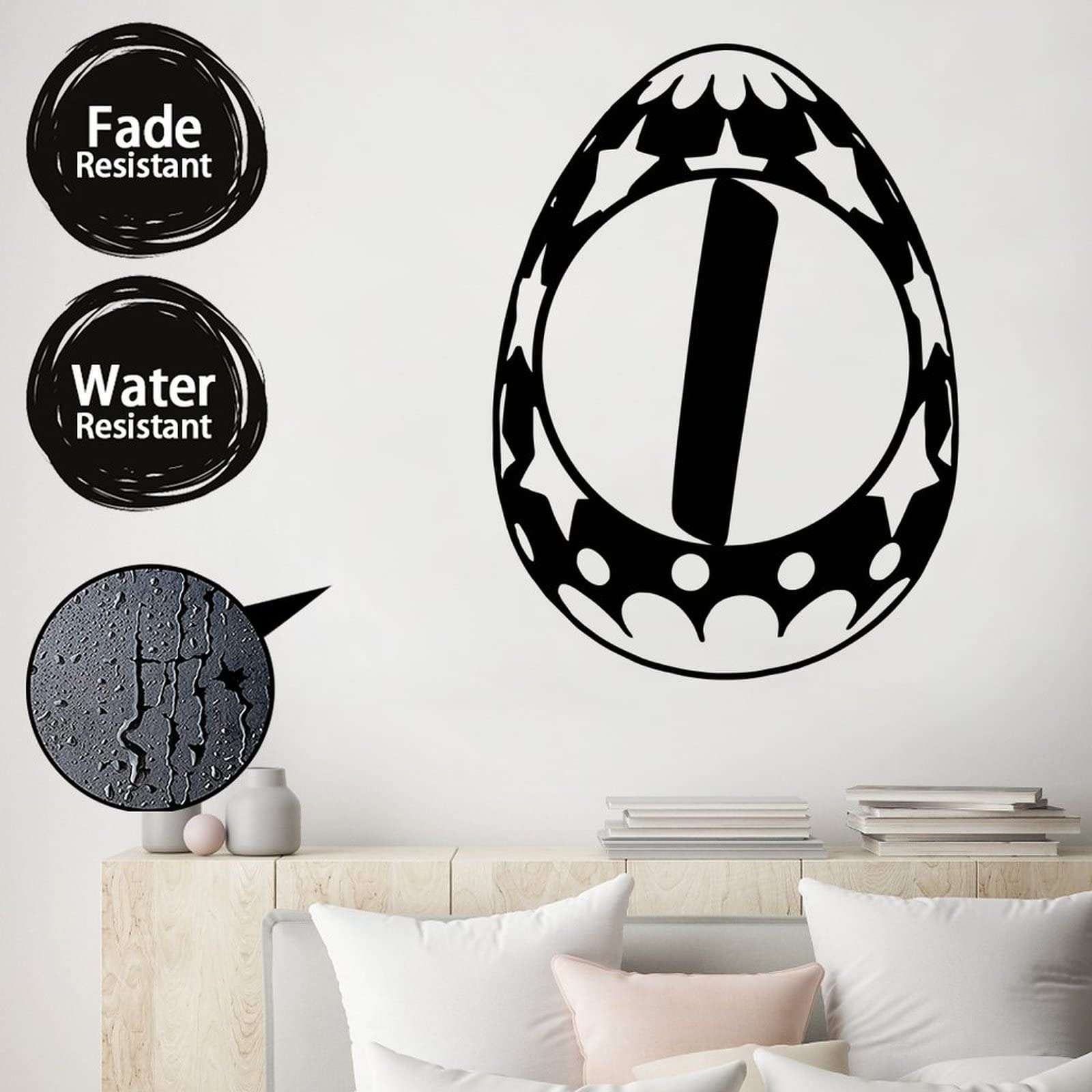 Easter Egg Monogram I Metal Wall Sign - Custom 12in Outdoor Easter Decor, 3D Word Art Home Accent - Perfect for Front Porch, Garden & Spring Party Decoration