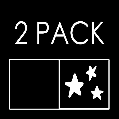 2 Pack - Black and Shapes