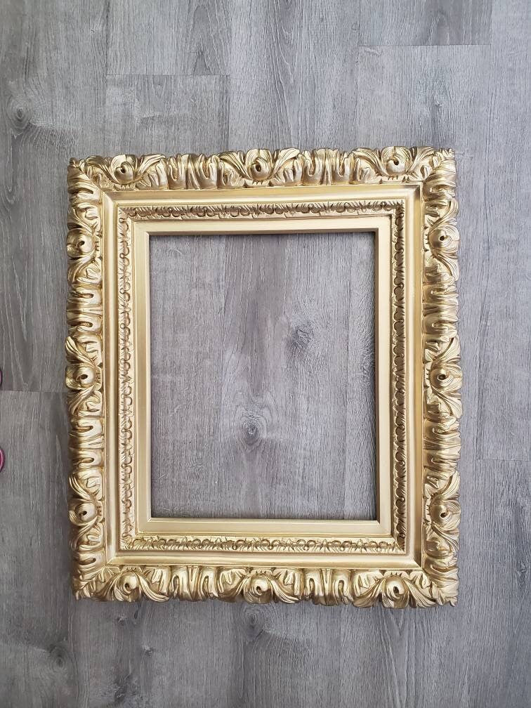20x24 Gold Ornate Picture Frame - Elegant Fancy Wall Art Frame for Home Decor, Wedding Photos & Gallery Display | Modern Artistic Design for Living Room, Bedroom or Office