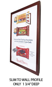 8.5 x 11 Wooden Poster Frames - Classic SwingFrame Design for Wall Art, Photos & Certificates - Perfect for Home, Office & Classroom Decor