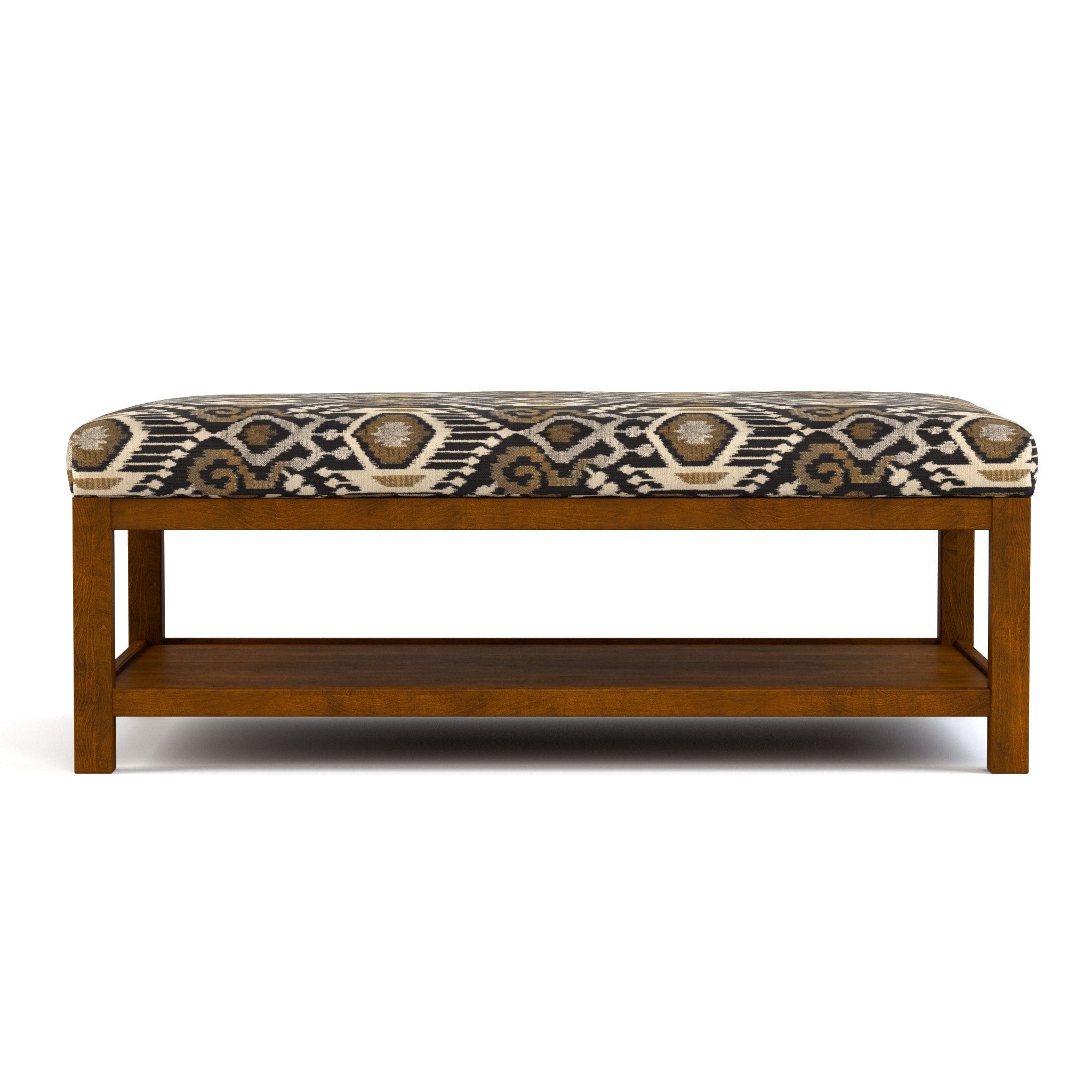 Origins Smooth Cocktail Ottoman - Modern Round Footstool with Upholstered Fabric, Perfect for Living Room, Bedroom, or Lounge Decor - Comfortable and Stylish Home Accent Piece