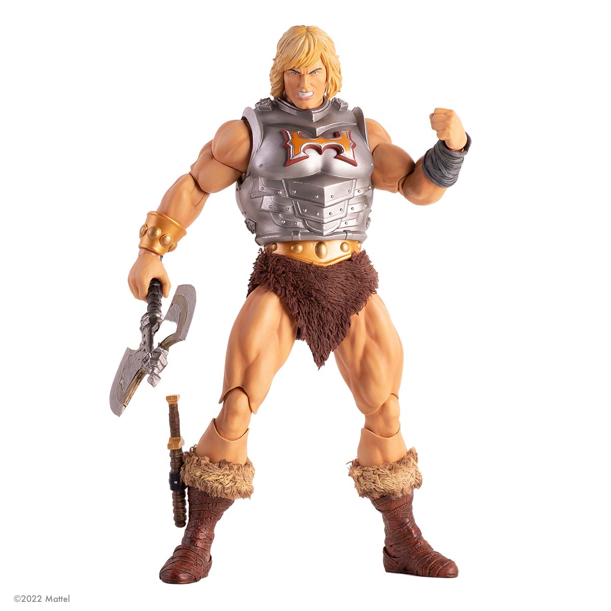 He-Man Deluxe 1/6 Scale Action Figure - Mondo Exclusive Timed Edition Collectible | Masters of the Universe Display Piece for Fans & Collectors