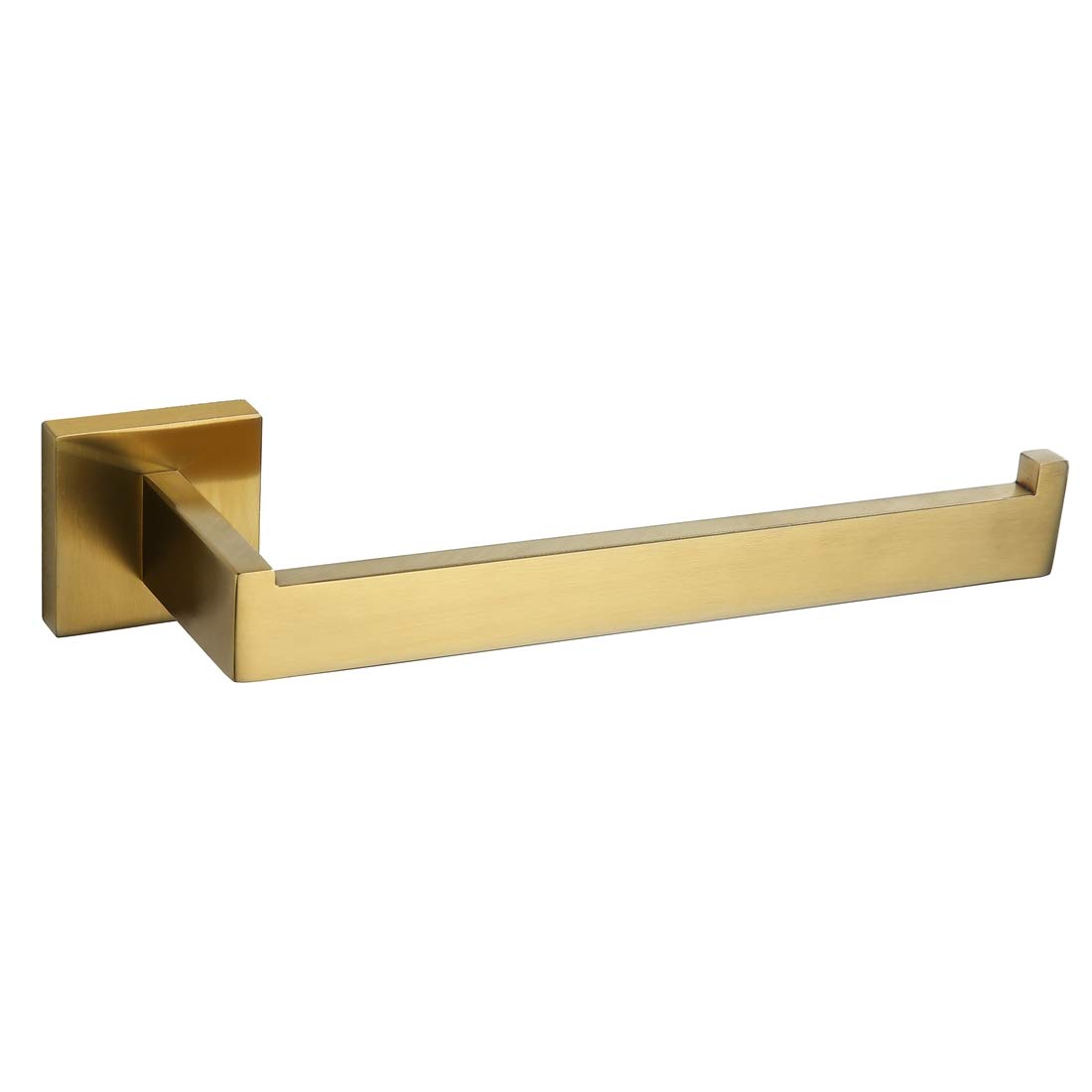 VELIMAX SUS304 Stainless Steel Hand Towel Bar - Wall Mounted Towel Ring with Brushed Gold Finish - Modern Bathroom & Kitchen Towel Holder for Spa, Hotel, or Home Decor