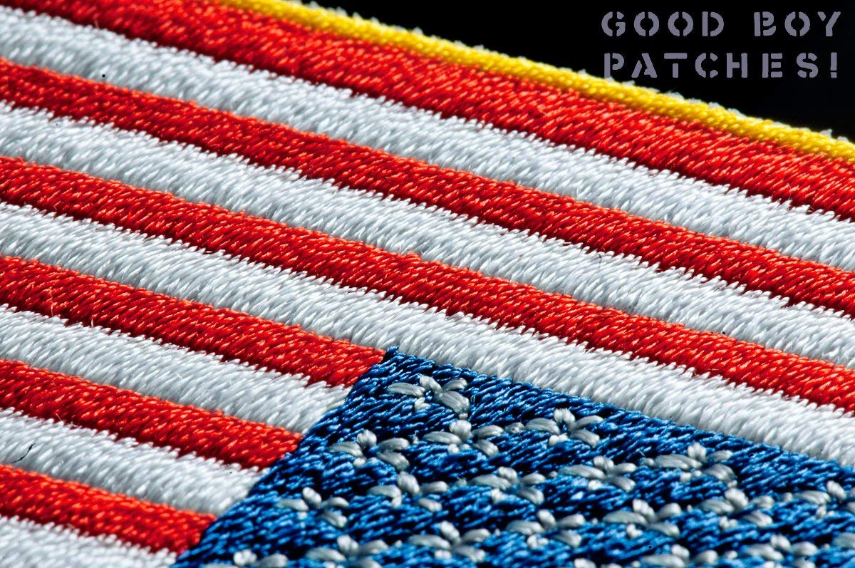 American Flag Patch Iron-On 3.2