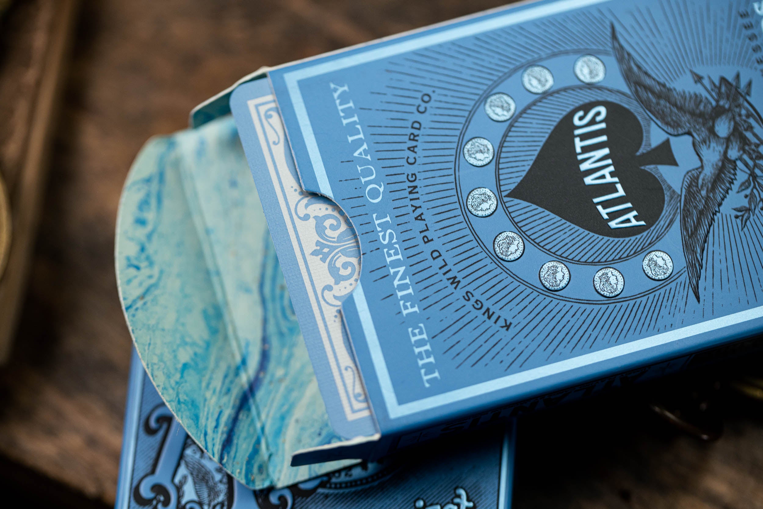 Premium Atlantis Standard Edition Luxury Playing Cards - Elegant Design for Poker, Magic Tricks & Collectors | Perfect for Game Nights, Gifts & Cardistry