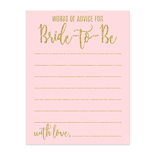 Cards Words of Wisdom for Bride to Be