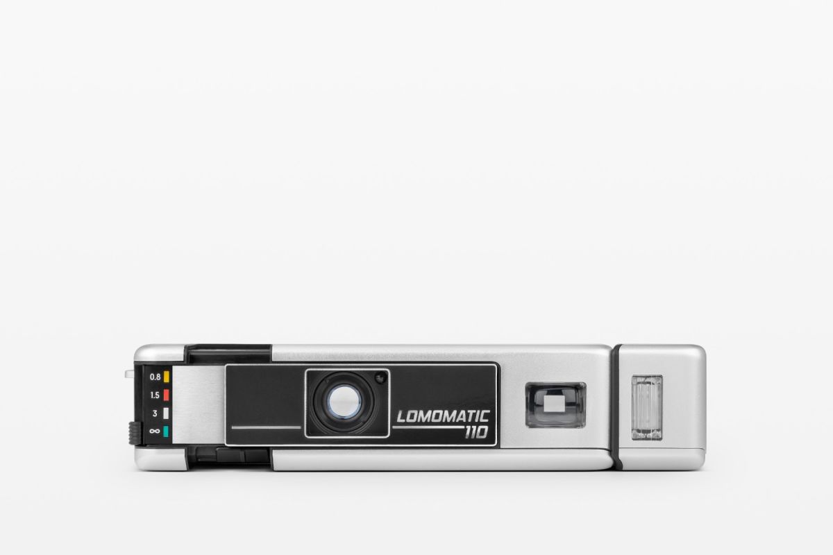 Lomography Lomomatic 110 Film Camera with Flash - Vintage Style Metal Body for Travel, Street Photography & Retro Enthusiasts