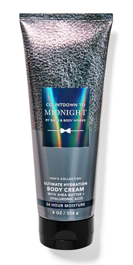 Countdown To Midnight Ultimate Hydration Body Cream - 8 Oz | Deeply Moisturizing Night Cream for Dry Skin | Perfect for Winter Skincare Routine & Bedtime Relaxation