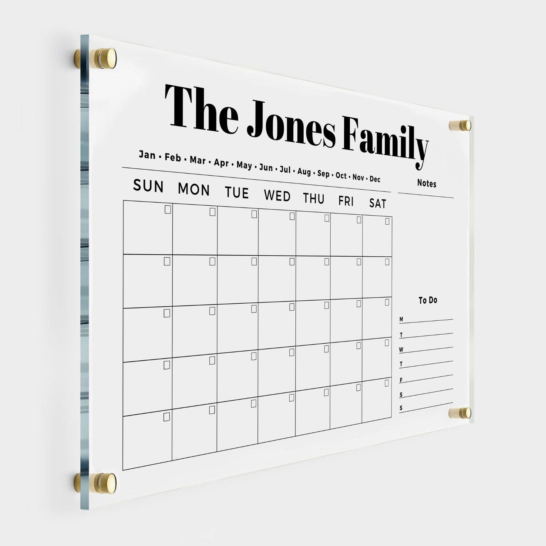 Personalized Family Wall Calendar 2025 - Custom Photo Calendar Planner | 24