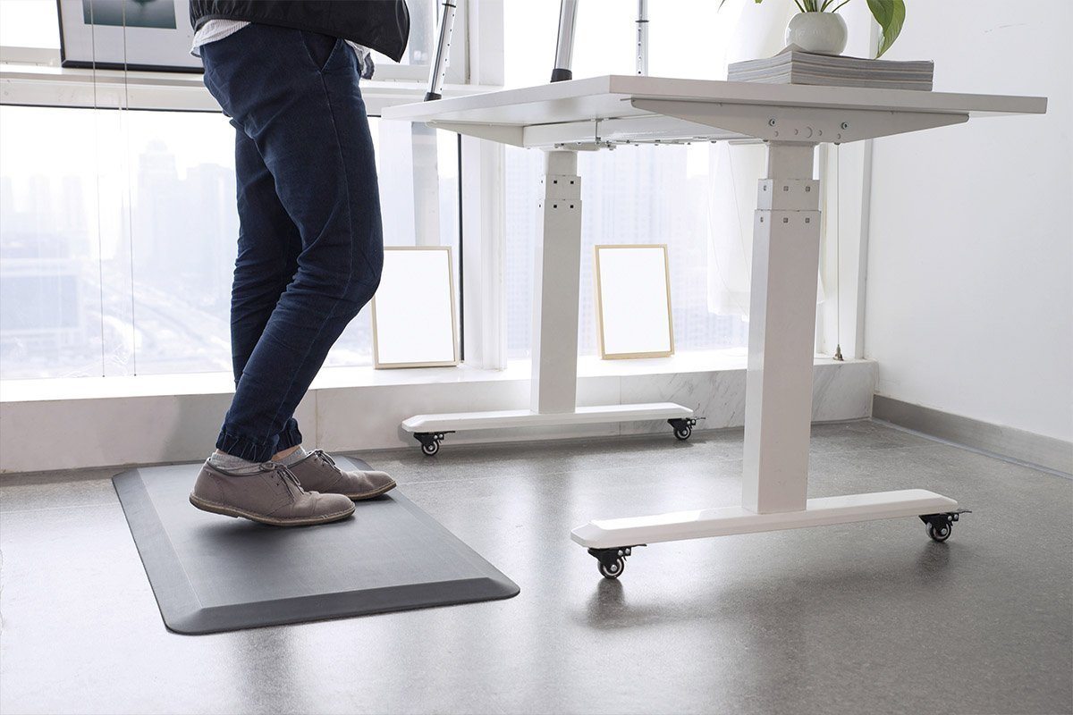 Anti-Fatigue Standing Mat for Work & Home - Ergonomic Comfort Floor Mat for Long Hours Standing - Kitchen, Office, Workshop, Salon Use