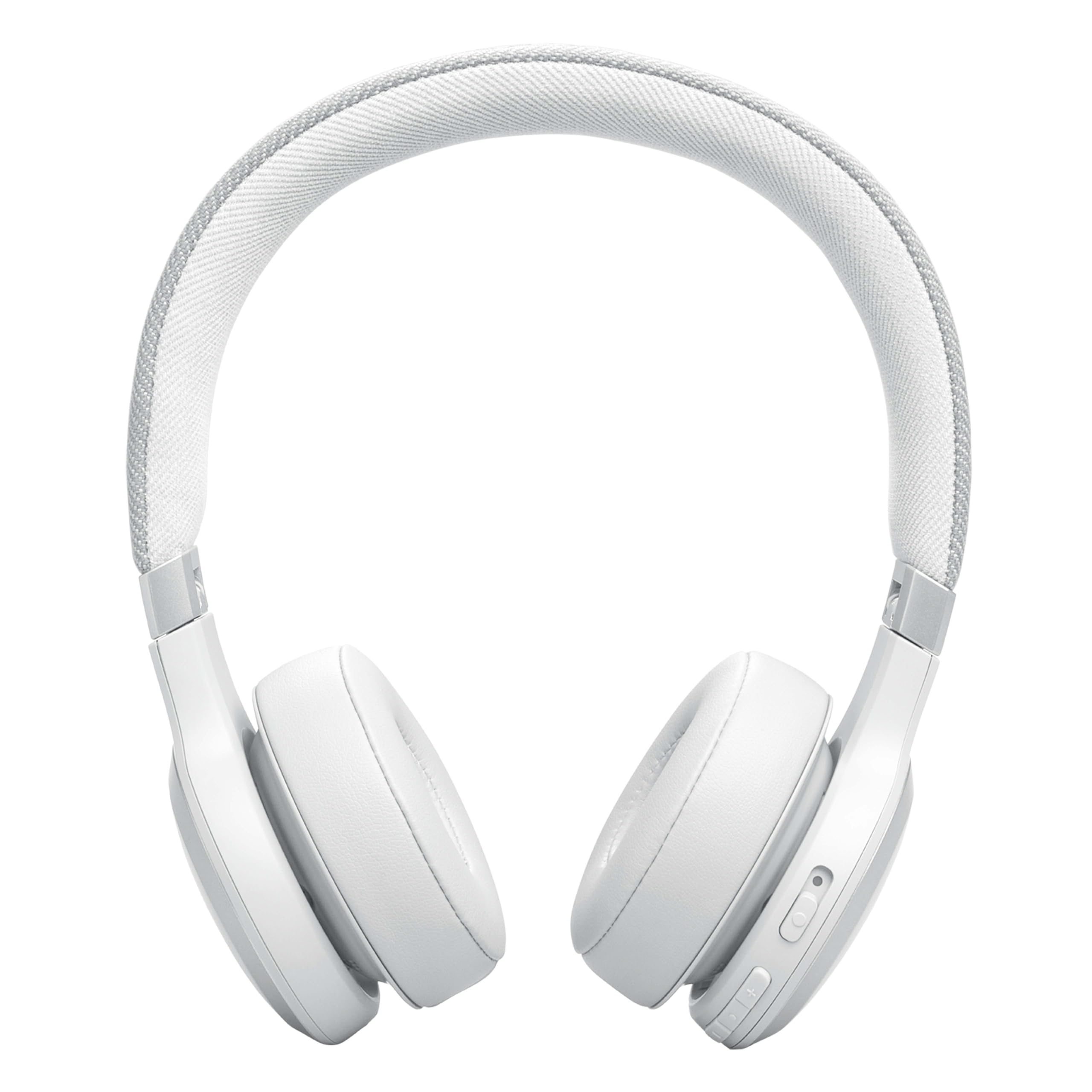 JBL Live 670NC Wireless On-Ear Headphones with Active Noise Cancelling, 65H Battery Life & Hi-Res Audio - White | Perfect for Travel, Work & Music Lovers