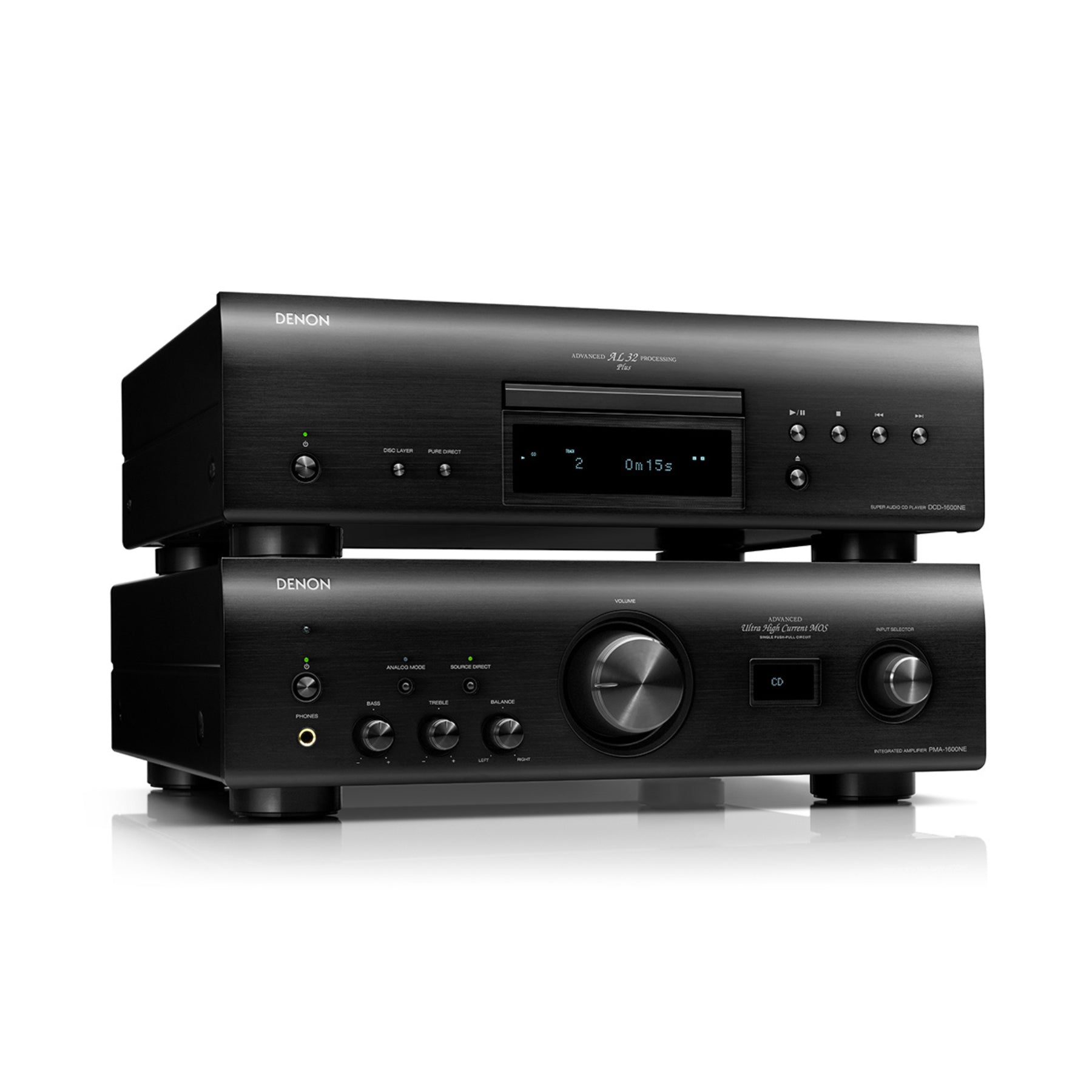 Denon DCD-1600NE Premium CD/SACD Player with Hi-Res Audio - Open Box Discount | Perfect for Audiophiles & Home Theater Systems