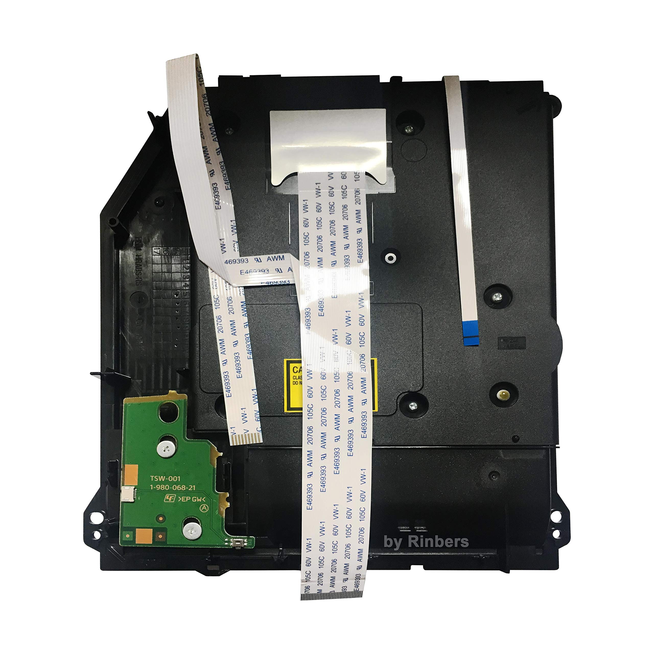 Original Blu-Ray DVD-ROM Disc Drive with TSW-001 PCB Board Assembly Replacement for Sony PS4 CUH-1200/1215A/1215B/12XX Series - Compatible with Playstation 4 Gaming & Media Playback
