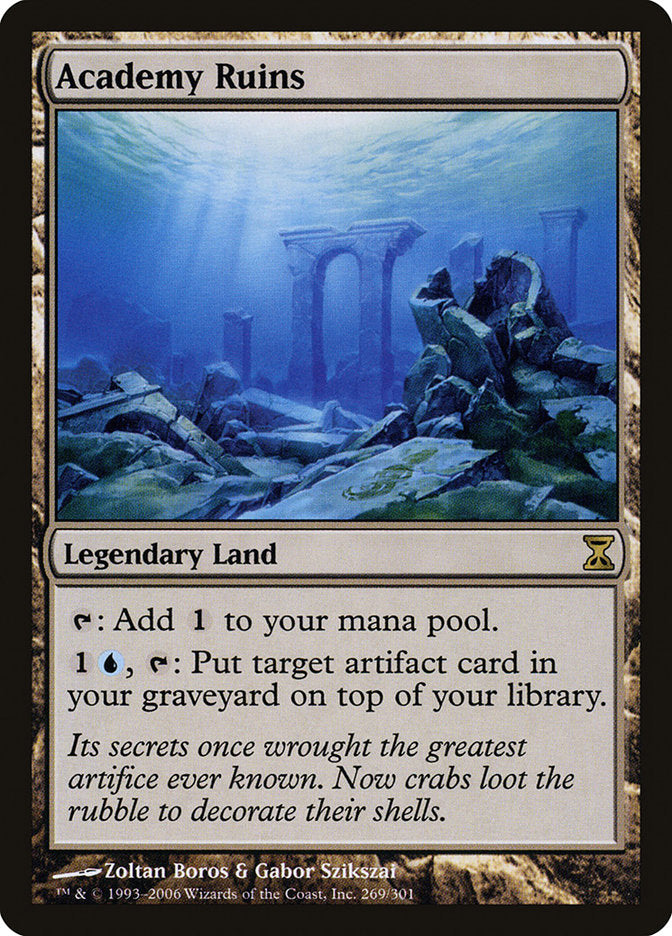 Magic: The Gathering - Academy Ruins [Time Spiral] MTG Card - Perfect for Commander & Modern Decks | Fantasy Trading Card Game Collectible